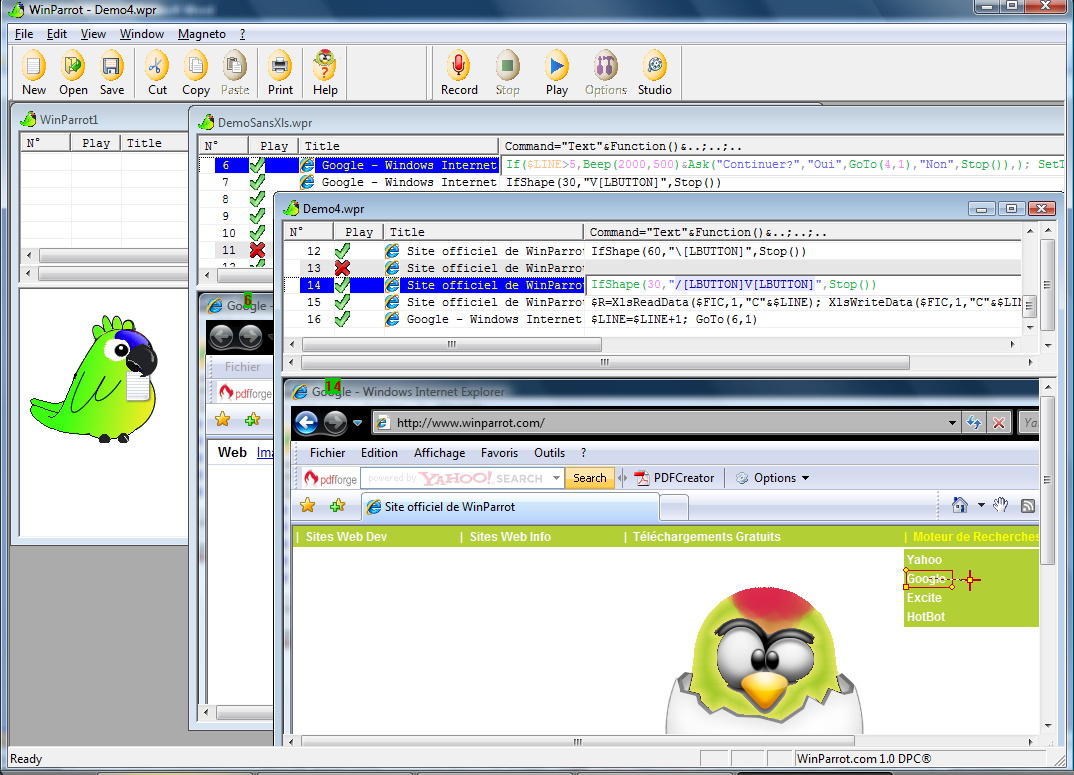 Click to view WinParrot 2.0.2 screenshot